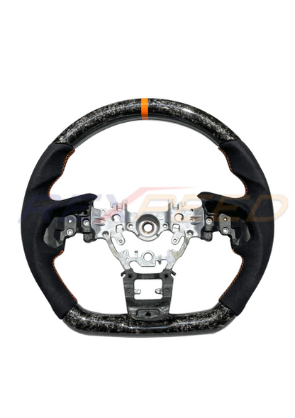 Rexpeed Forged Carbon Steering Wheel Gloss for Subaru WRX