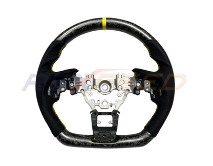 Rexpeed Forged Carbon Steering Wheel Gloss for Subaru WRX