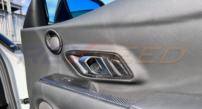 Rexpeed Supra GR Dry Carbon Door Speaker Covers Matte (Pair)