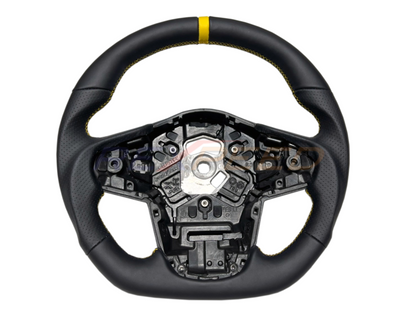 Rexpeed Supra GR Black Leather Steering Wheel for Toyota Supra