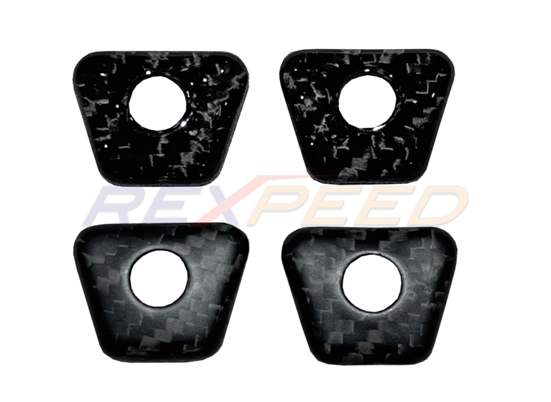 Rexpeed Supra GR Dry Carbon Door Lock Pin Caps Gloss