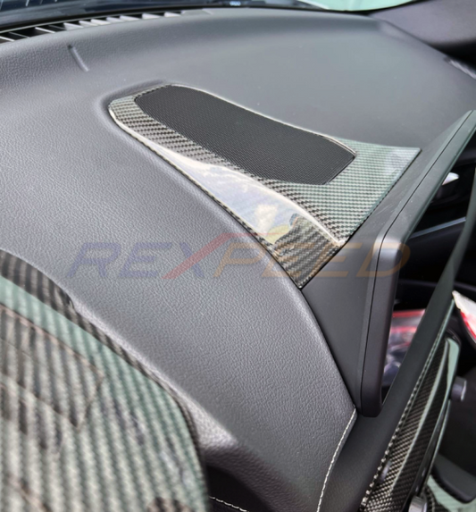 Rexpeed Supra GR Dry Carbon Center Speaker Cover Matte
