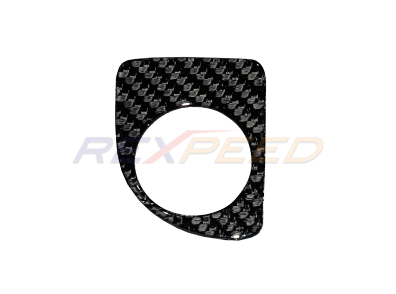 Rexpeed Carbon Fibre Shift Panel Badge for Toyota Supra