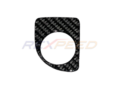 Rexpeed Carbon Fibre Shift Panel Badge for Toyota Supra