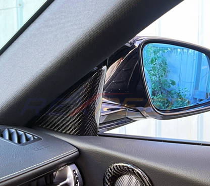 Rexpeed Supra GR Carbon Fibre Interior Trim Gloss Door/Mirror