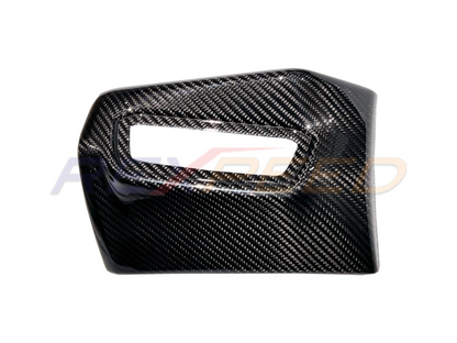 Rexpeed Dry Carbon Light Button Trims Gloss for Toyota Supra