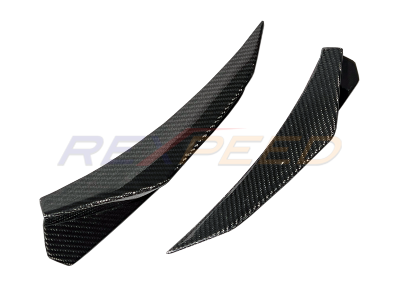 Rexpeed Dry Carbon Front Side Lower Duct Fin – Matte Finish