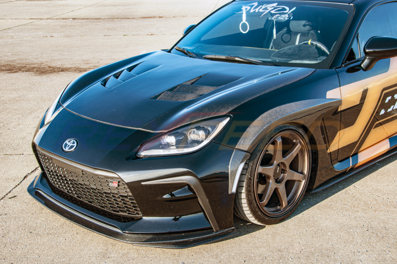 Rexpeed V3 Carbon Front Splitter & Side Diffuser for GR86/BRZ