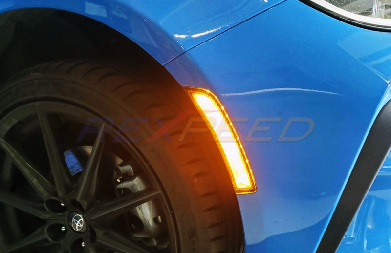 Rexpeed Protruding Side Marker Lights Clear Lens GR86 / BRZ