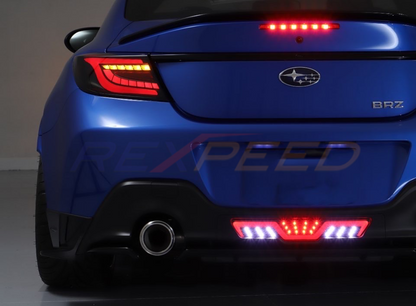 Rexpeed GR86 / BRZ 2022+ Tail Lights Smoky Black Lens White