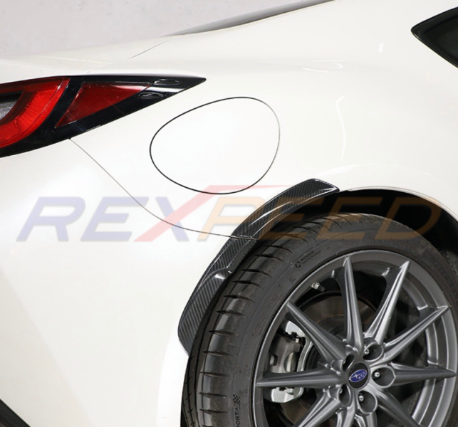 Rexpeed Rear Wheel Fender Covers Matte for GR86 / BRZ 2022+