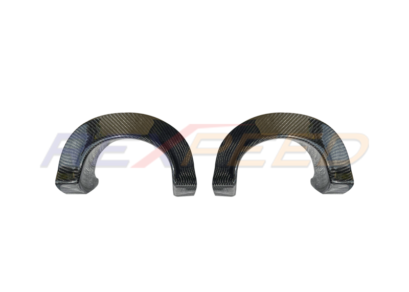 Rexpeed Dry Carbon Exhaust Shield Covers for GR86 / BRZ