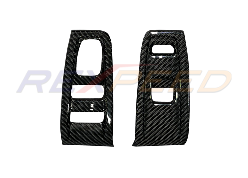Rexpeed Dry Carbon Door Switch Panel Cover Red for GR86/BRZ 2022+
