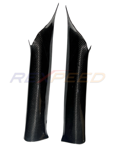 Rexpeed Carbon Fibre A-Pillar Covers for GR86/BRZ 2022+