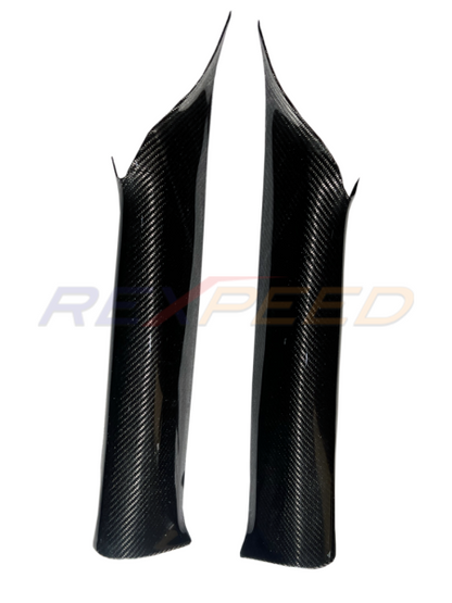 Rexpeed Carbon Fibre A-Pillar Covers for GR86/BRZ 2022+