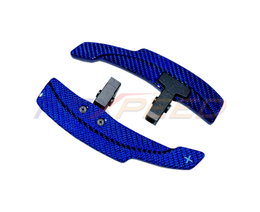 Rexpeed Dry Carbon Shift Paddles Blue for GR86 BRZ 2022+