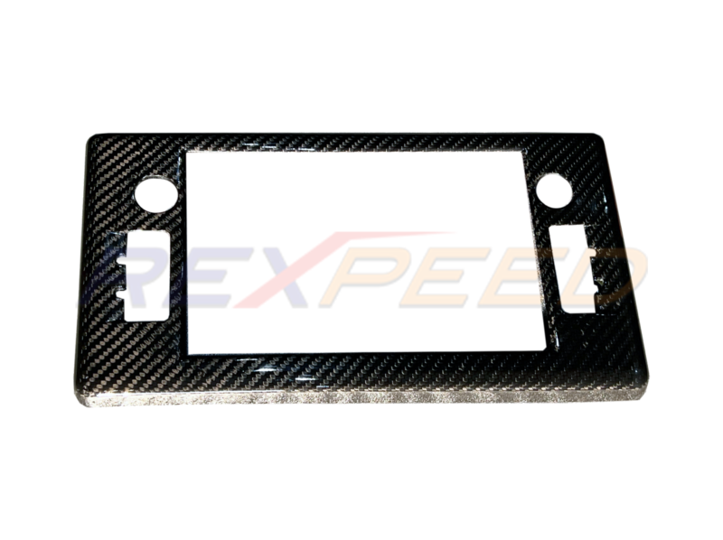 Rexpeed Dry Carbon Stereo Overlay Interior Trim Gloss GR86/BRZ