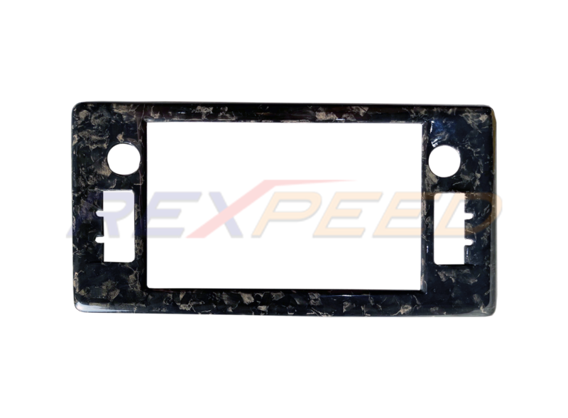 Rexpeed Forged Carbon Stereo Overlay Interior Trim for GR86 / BRZ 2022