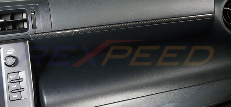 Rexpeed Dry Carbon Dashboard Trim Gloss for GR86 / BRZ 2022+
