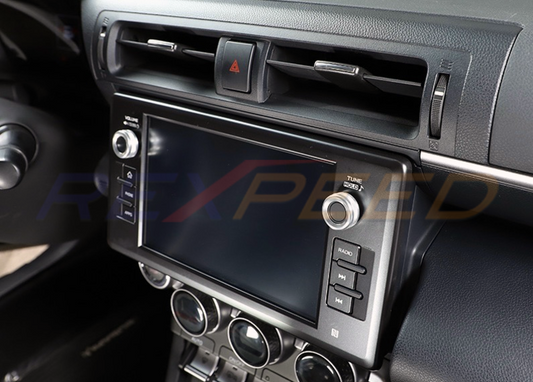 Rexpeed Alloy Volume & AC Knob Cover Silver for GR86 / BRZ 2022+