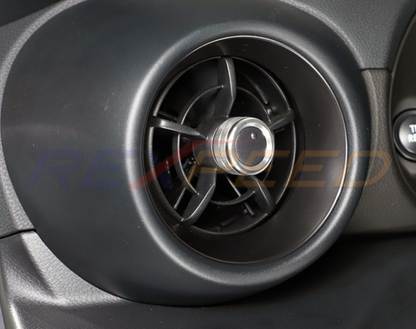 Rexpeed Alloy Volume & AC Knob Cover Silver for GR86 / BRZ 2022+
