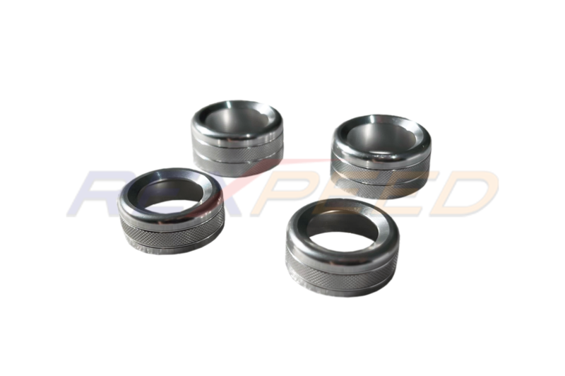 Rexpeed Alloy Volume & AC Knob Cover Silver for GR86 / BRZ 2022+
