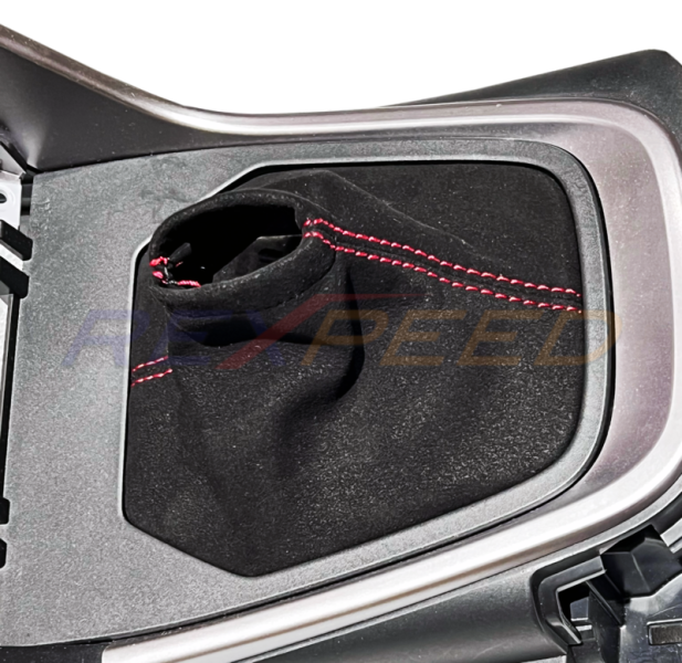 Rexpeed Black Suede Shift Boot Red Stitching for GR86 / BRZ 2022+