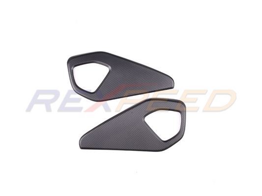 Rexpeed Dry Carbon Rear Door Speaker Panel Gloss GR86 BRZ