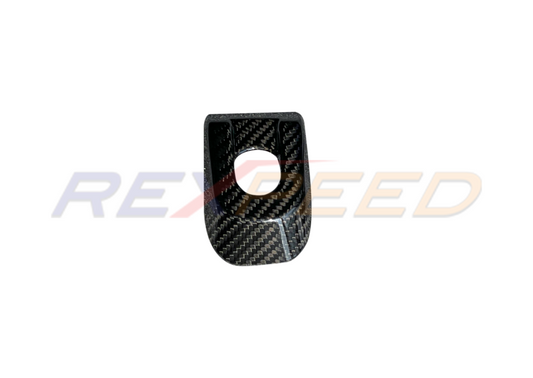 Rexpeed Dry Carbon Rear Seat Down Button Cover Matte for GR86 / BRZ