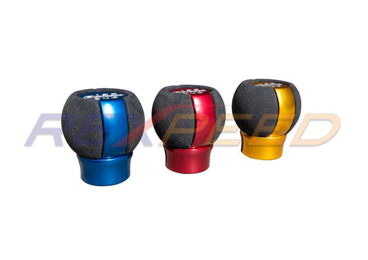 Rexpeed Black Suede Aluminium Shift Knob Blue for GR86/BRZ