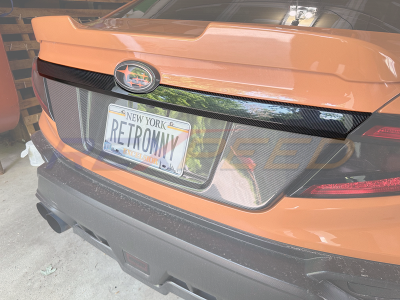 Rexpeed Dry Carbon Trunk Garnish for Subaru WRX
