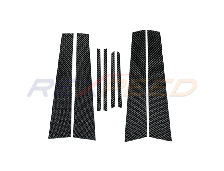 Rexpeed 2022+ WRX S4 VB Carbon Fibre B-Pillar Trim for Subaru WRX