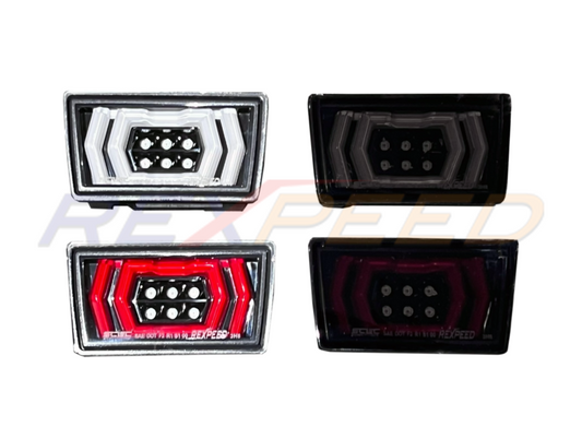 Rexpeed Rear Fog Light White Tube Clear Lens for Subaru WRX