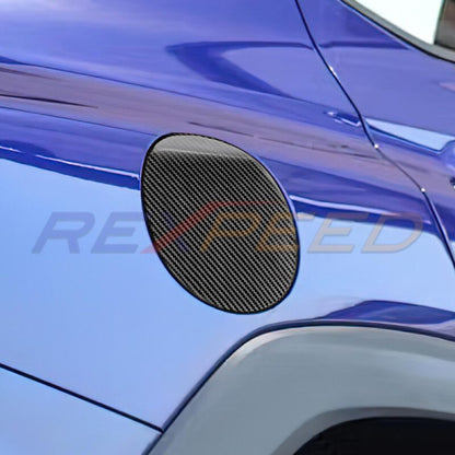 Rexpeed 2022+ WRX Dry Carbon Fuel Cap Cover for Subaru WRX
