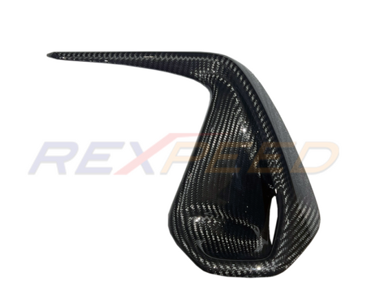 Rexpeed Dry Carbon Front Side Duct Cover Matte for BRZ 2022+ Non-LED
