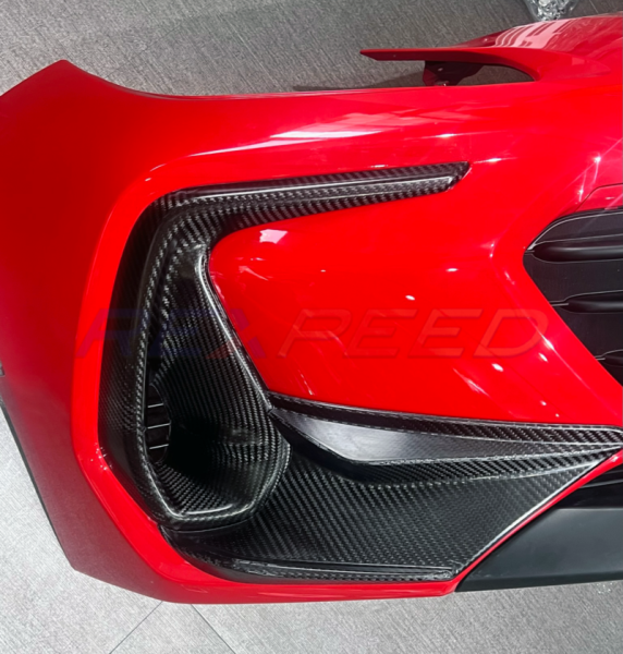 Rexpeed Dry Carbon Front Side Duct Cover Matte for BRZ 2022+ Non-LED
