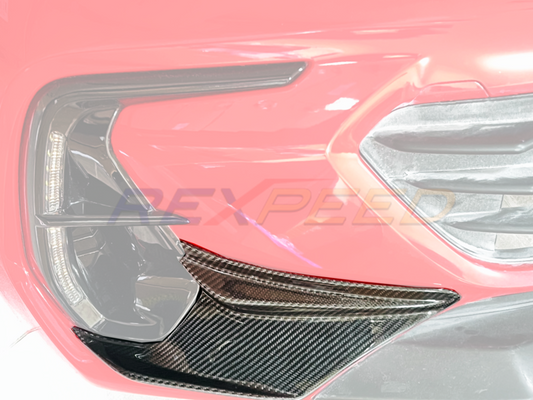 Rexpeed Dry Carbon Front Bumper Cover for BRZ/GR86 LED Liner