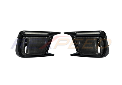 Rexpeed Carbon Fog Light Covers with DRL for Subaru WRX/STI VA