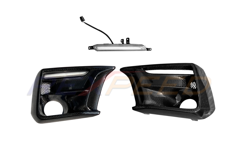 Rexpeed Dry Carbon DRL/Turn Signal Bezel V2 for Subaru WRX