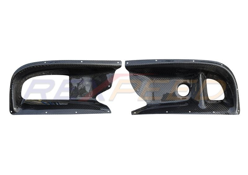 Rexpeed Evo 9 Carbon Fibre Bumper Ducts for Mitsubishi Lancer Evolutio