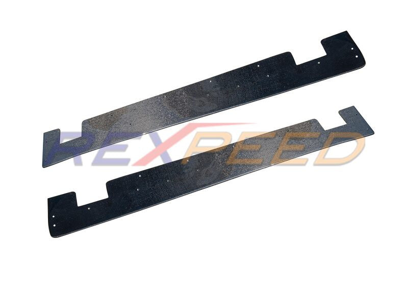 Rexpeed Evo X Side Skirt Extension for Mitsubishi Lancer Evo