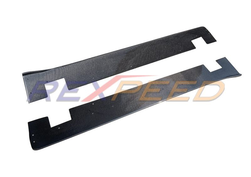 Rexpeed Evo X Type-1 Side Skirt Extension for Mitsubishi Lancer