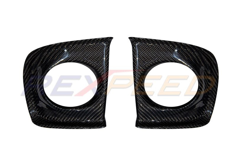 Rexpeed Evo X CF Fog Light Covers for Mitsubishi Lancer Evolution