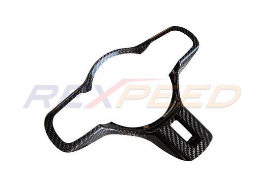 Rexpeed Evo X Carbon Steering Wheel Cover for Mitsubishi Lancer Evolut