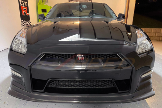 Rexpeed GTR Mi-Style Dry Carbon Grille Matte for Nissan GT-R