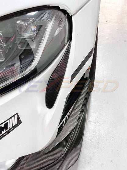 Rexpeed Dry Carbon Door Garnish Covers for Toyota Supra