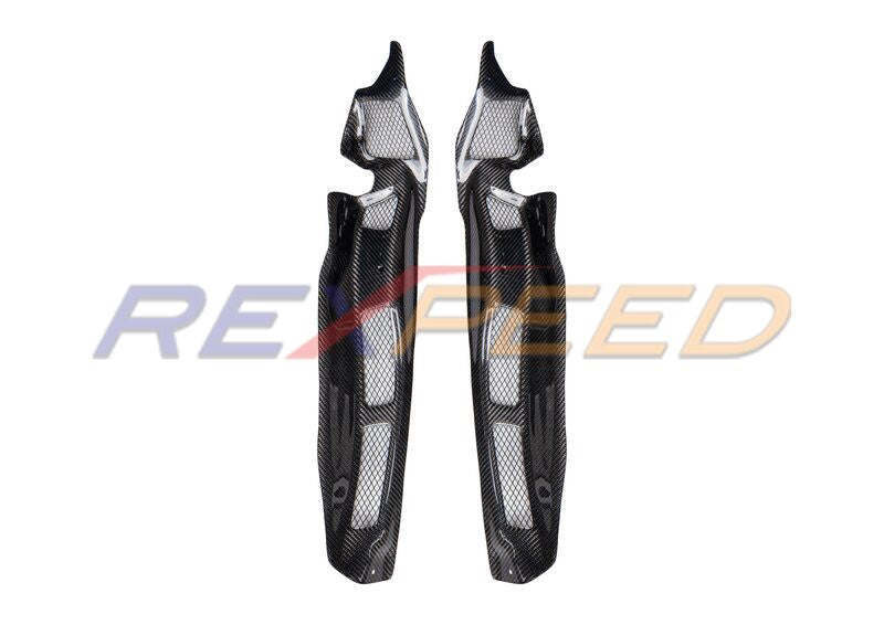 Rexpeed VA WRX/STI V2 Front Fender Air Outlet Duct Dry Carbon