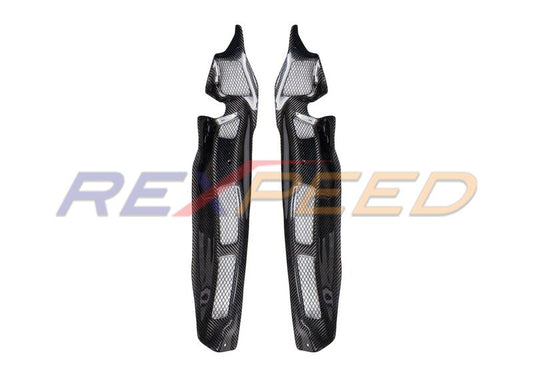 Rexpeed VA WRX/STI V2 Front Fender Air Outlet Duct Dry Carbon