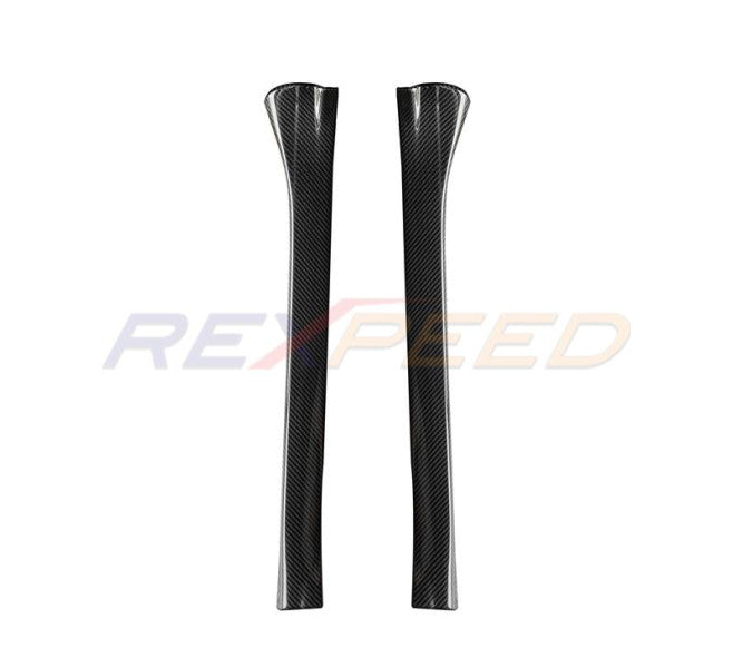 Rexpeed Dry Carbon Front Scuff Plate Cover for Subaru WRX