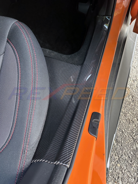 Rexpeed Dry Carbon Rear Scuff Plate Cover for Subaru WRX